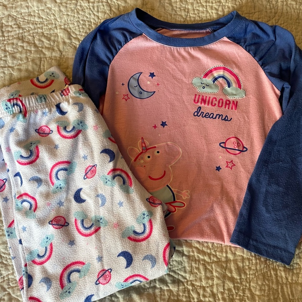 2Pc Peppa the Pig Pajamas